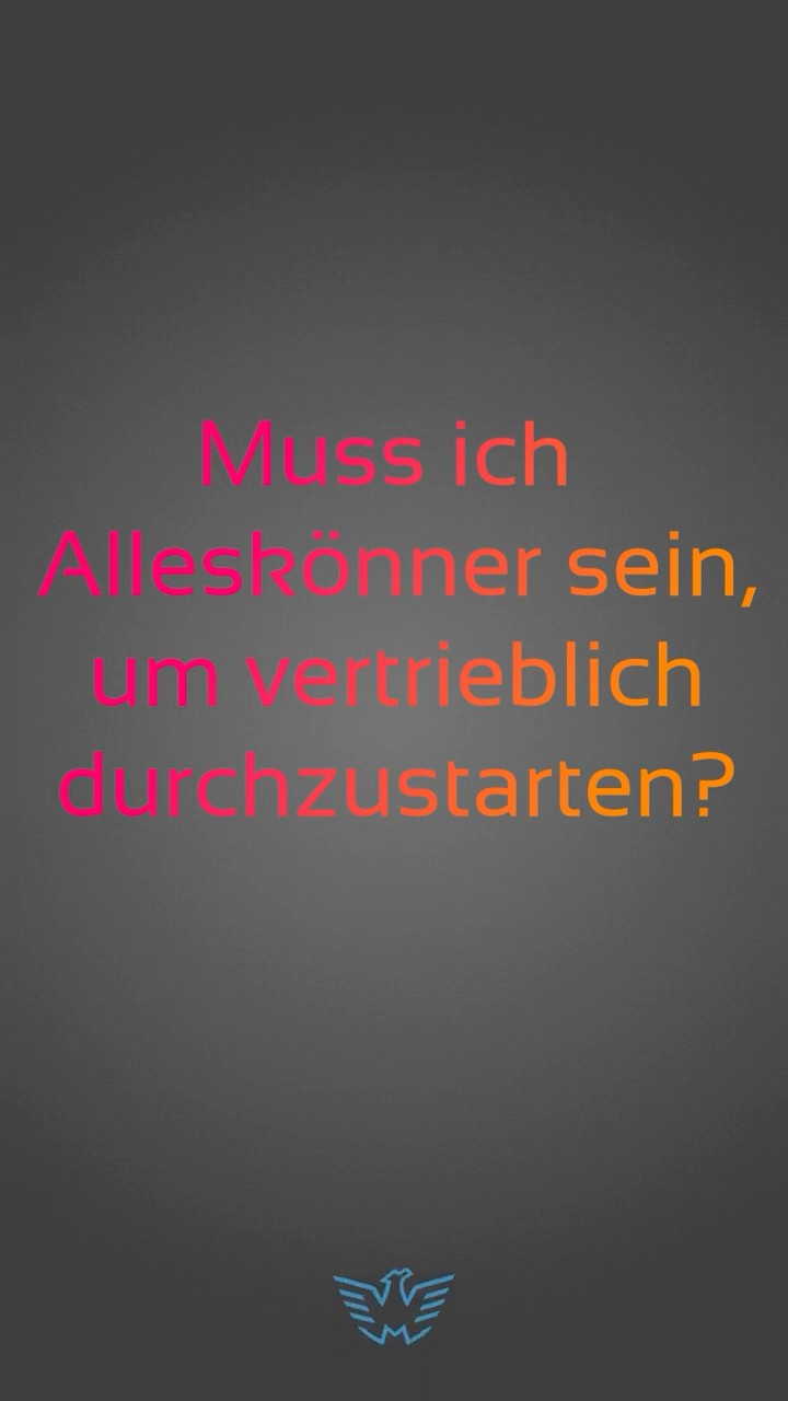 Bild ONE by ONE: Muss ich Alleskönner sein, um vertrieblich durchzustarten?